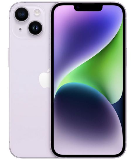 Apple iPhone 14, 128 Gb Refurbished Paars