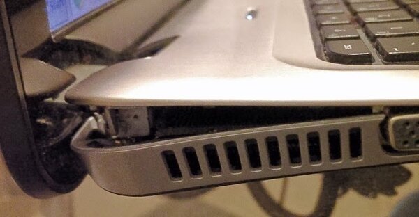 Scharnier repareren van scherm